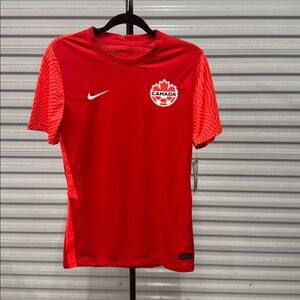 Nike Red Canada Soccer Shirt